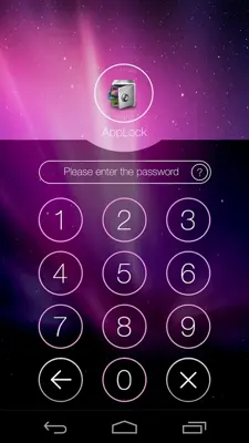 AppLock Theme Aurora android App screenshot 2